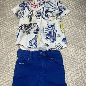 Diesel Blue Denim Shirt